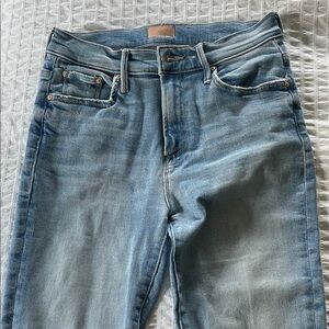 MOTHER Light Wash High-Rise Women's Jeans
